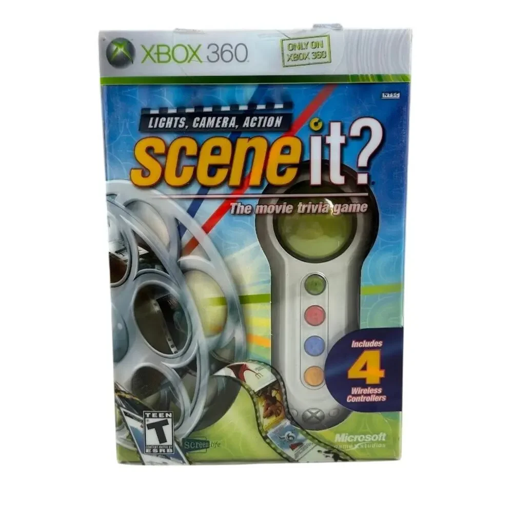 Scene It Lights, Camera, Action (Microsoft Xbox 360, 2007)